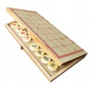 中国象棋木质套装大号木连盘 便携棋盘可折叠实木棋子 直径3.8厘米棋子