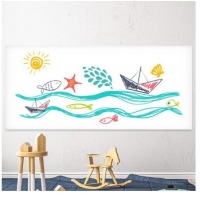 得力（deli）涂鸦教学磁性软白板