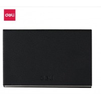 得力(deli)PU皮便携商务名片盒