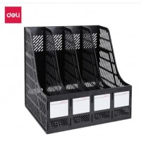 得力(deli)四联镂空桌面文件框