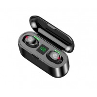 （AMOI）F9无线5.0双耳超小迷你隐形TWS触控蓝牙耳机耳塞式入耳式运动跑步 小米苹果