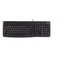 （Logitech）K120 键盘 有线键盘 办公键盘 全尺寸 黑色  U口
