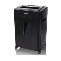 （deli）9904办公碎纸机亚克力面板大功率光盘粉碎机静音