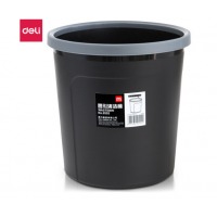 得力(deli)9555 加厚耐用带压圈垃圾桶 9.5L清洁桶圆纸篓 垃圾分类 办公用品 （艺元电子@本地化随时上门服务）