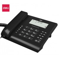 （deli）13550 录音电话机 办公家用 固定座机 电脑连接海量存储 电脑一键拨号