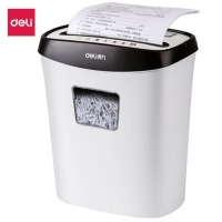 得力（deli）9928碎纸机安全保密办公家用小型迷你文件纸张粉碎机