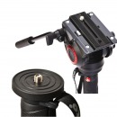 曼富图 MVMXPRO500 XPRO PLUS 4节自立式摄像独脚架带液压云台和液压底座