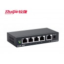（Ruijie）RG-ES105GD 铁壳非网管企业级交换器 分流器网线分线器 5口千兆交换机