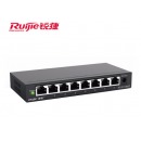 （Ruijie）RG-ES108GD 铁壳非网管企业级交换器 分流器网线分线器 8口千兆交换机