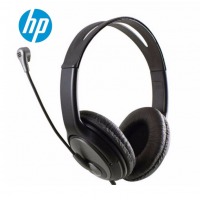 （HP）PC100 PLUS 头戴式耳机耳麦 电脑笔记本游戏语音耳机 单3.5mm接口