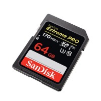闪迪64G4K高清SD卡（SDXC新升级170MB/S）存储卡