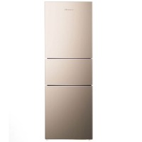海信 (Hisense) 220升 三门电冰箱 中门软冷冻冷藏冷冻 小型家用节能静音 琥珀