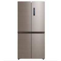 美的(Midea)448升 十字对开门电冰箱 变频风冷无霜 家用冰箱节能省电 爵士棕BCD-448WTPZM(E)