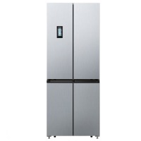 西门子（SIEMENS）452升 变频混冷十字对开门多门冰箱 独立零度保鲜(拉丝银)BCD