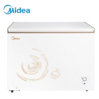 美的(Midea)301升 商用冰柜 卧式冰箱 冷藏冷冻转换柜 大冷冻变温冷柜(白色)BD/BC-301KM(E)