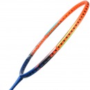 李宁（LI-NING）超轻6U全碳素羽毛球拍风暴 WindStorm WS72 蓝橘 单拍 （已穿线）