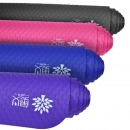 奥义 瑜伽垫 15mm加厚防滑健身垫 185*80cm（赠绑带+网包）加宽加长男女运动垫子 玫红