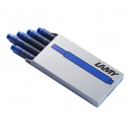 凌美(LAMY)钢笔签字笔笔芯 墨胆墨囊一次性墨水芯5支一盒T10 蓝色