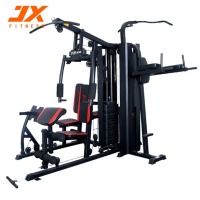 军霞（JUNXIA） 家用多功能大型力量综合训练器械五人站商用组合健身器材JX-1125N