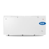 海尔（Haier）冰柜家用卧式商用冷柜大容量冷藏冷冻转换柜 顶开门冰柜BC/BD-1028