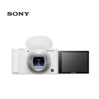 索尼（SONY）ZV-1 Vlog相机 4K视频 白色