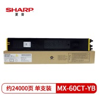 夏普（SHARP）MX-60CT-YB 原装黄色墨粉盒适用于MX-C3081/C3581/