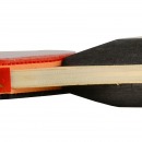 红双喜（DHS）三星乒乓球拍横拍双面反胶T3002单拍5层纯木底板配粘性套胶 攻守平衡