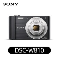 索尼 便携式数码相机 卡片机DSC-W810 黑色 官方标配