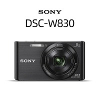 索尼 便携式数码相机 卡片机 DSC-W830 黑色 官方标配