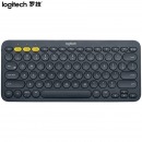罗技（Logitech）K380 键盘 无线蓝牙键盘  超薄键盘 笔记本键盘 深灰色