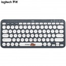 罗技（Logitech）K380多设备蓝牙键盘 LINE FRIENDS系列-布朗熊