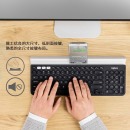 罗技（Logitech）K780 键盘 无线蓝牙键盘 办公键盘 女性 便携 超薄键盘 笔记本键盘 优联 全尺寸 黑色