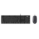 冠捷（AOC）GK410+MS100 键盘 机械键盘 有线键鼠套装 游戏办公 电脑笔记本键盘 全尺寸