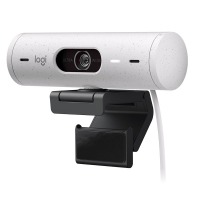 罗技（Logitech） BRIO 500高清网络会议摄像头自动光线校正自动取景真实自然降