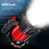 沃尔森 Warsun H771手电筒LED强光可充电超亮应急装备多功能手提探照灯家用巡逻矿