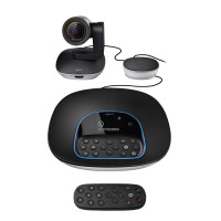 罗技（Logitech）视频会议摄像头 高清商务视频会议设备套装1080P USB免驱 1