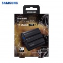 三星（SAMSUNG）4TB Type-c USB 3.2 移动固态硬盘（PSSD）T7 Shield 暗夜黑 NVMe传输速度1050MB/s 轻巧时尚