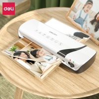 得力(deli)2130 家用过膜机 过塑膜A4塑封冷裱热塑 照片塑封机 封装机自动过塑机