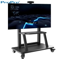 ProPre移动电视落地支架60-120英寸视频会议移动推车液晶显示屏希沃多媒体一体机展示