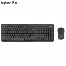 罗技（Logitech） MK295 无线安静键鼠套装 商务办公键鼠套装 全尺寸带无线2.4G接收器 黑色