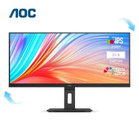 AOC显示器 34英寸带鱼屏21:9 IPS窄边框 HDR Mode技术升降旋转 液晶电脑