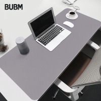 BUBM 鼠标垫大号 桌垫 办公室桌面垫桌布笔记本电脑垫  灰色加大号120*60cm