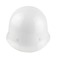 汉盾（HANDUN）HD-HT01 圆盔式玻璃钢安全帽 电力旋钮式帽衬 白色