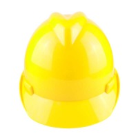 汉盾 HD-HT03 V型ABS标准型安全帽工地安全帽透气加厚建筑工程电工施工头帽领导头盔男 黄色