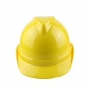 汉盾 HD-HT28 V型ABS透气型安全帽（带透气孔，新旋钮帽衬，Y型下颚带）  黄色