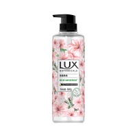 力士（LUX）植萃精油香氛沐浴露 樱花香与烟酰胺 550g 清透焕彩 持久留香