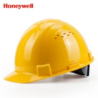 霍尼韦尔（Honeywell）安全帽 H99 ABS 工地建筑 防砸抗冲击 有透气孔 黄色 1顶