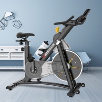 迈宝赫 MBH动感单车家用磁控健身自行车减肥有氧运动室内健身器材 经典玄墨黑-档位调节/磁