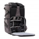 锐玛（EIRMAI）EMB-SD06 单反包相机包双肩摄影包数码帆布防水旅行背包 d90 3100d 炭灰色