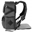 锐玛（EIRMAI）EMB-SD06 单反包相机包双肩摄影包数码帆布防水旅行背包 d90 3100d 炭灰色